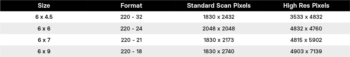 220 Slide Processing options